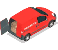 freight of goods in trucks